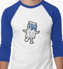 Camiseta ¾ bicolor para hombre Desenfoque - Lechoso