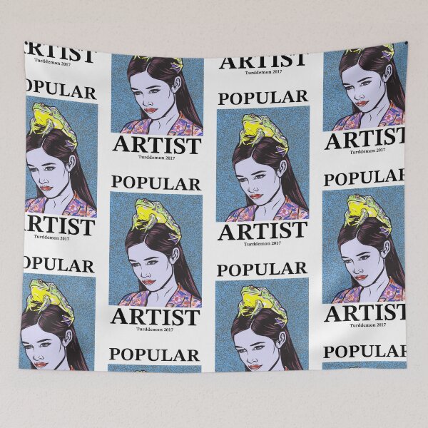 Item preview, Popular Artist girl with frog designed and sold by turddemon.