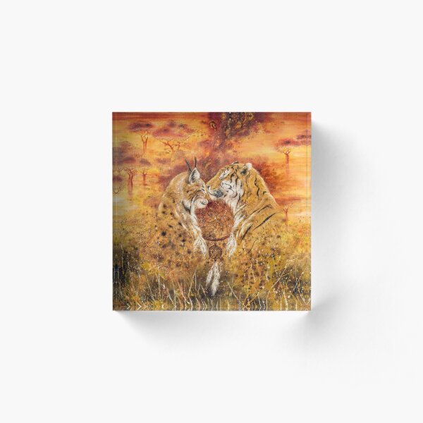 Union Of The Totems | Art Acrylic Block