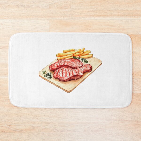 Item preview,  Modern Trendy steak and Fries designed and sold by SOUFIANE1991.