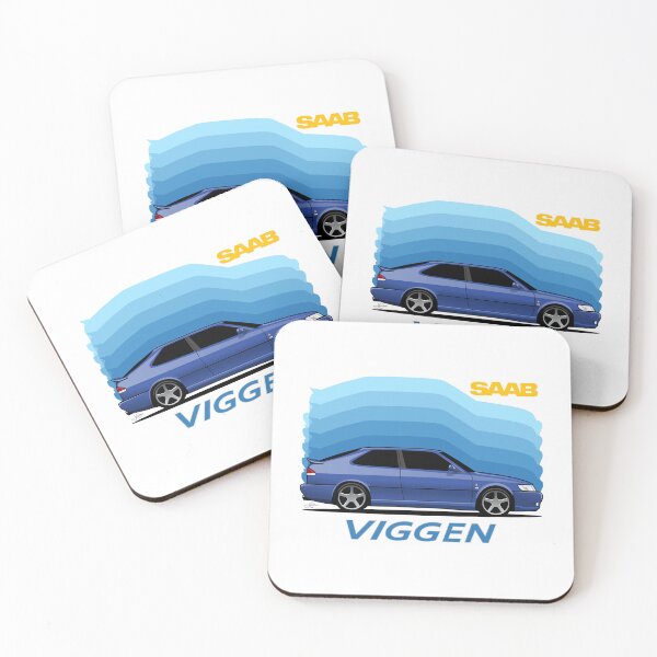 Item preview, SAAB 93 Viggen Color retro stack illustration designed and sold by blackdogshop.