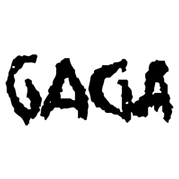 Lady Gaga - MAYHEM GAGA Logo (Black)
