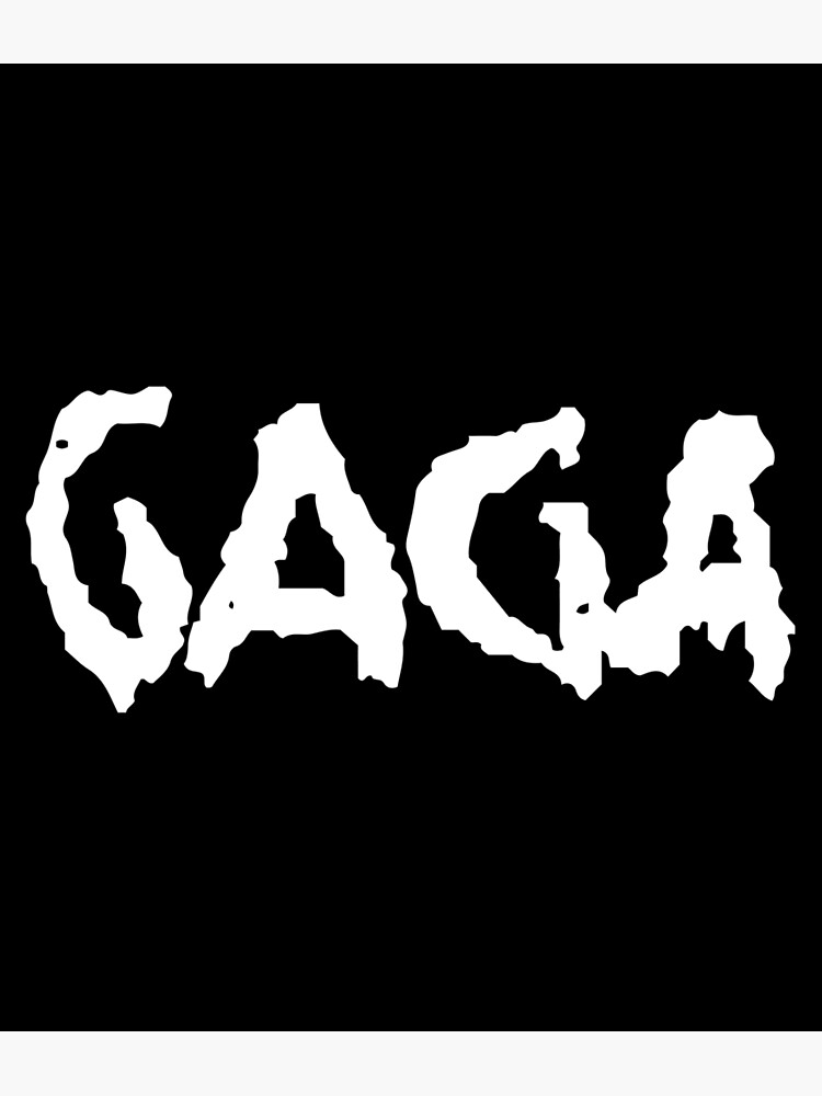 Lady Gaga - MAYHEM GAGA Logo (White)