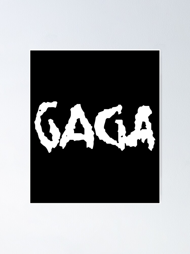 Lady Gaga - MAYHEM GAGA Logo (White)