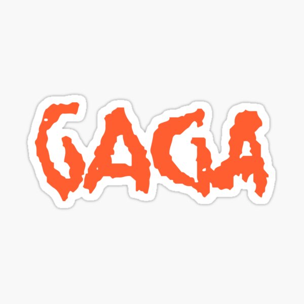 Item preview, Lady Gaga - MAYHEM GAGA Logo (Orange) designed and sold by Positive | K4U.