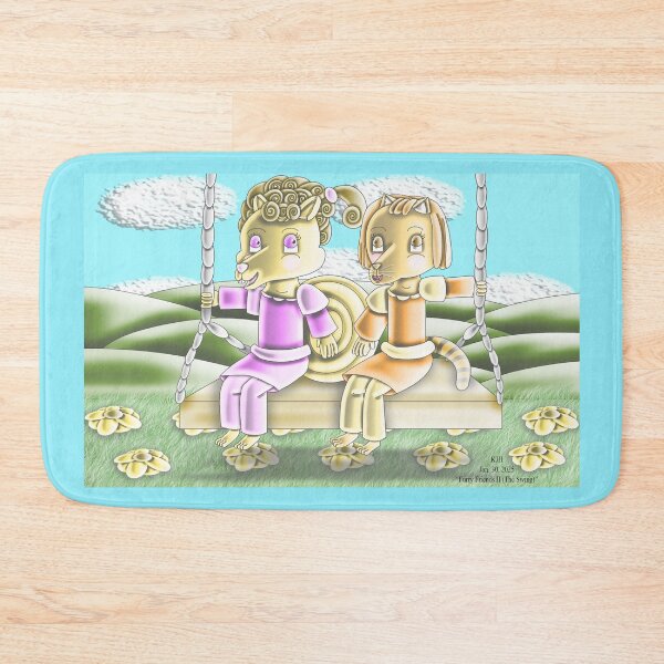 Item preview, Furry Friends II (The Swing) designed and sold by KJH-Art-Studios.