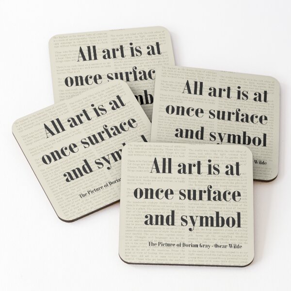 Item preview, Oscar Wilde Picture of Dorian Quote Quote designed and sold by kakarikihill.