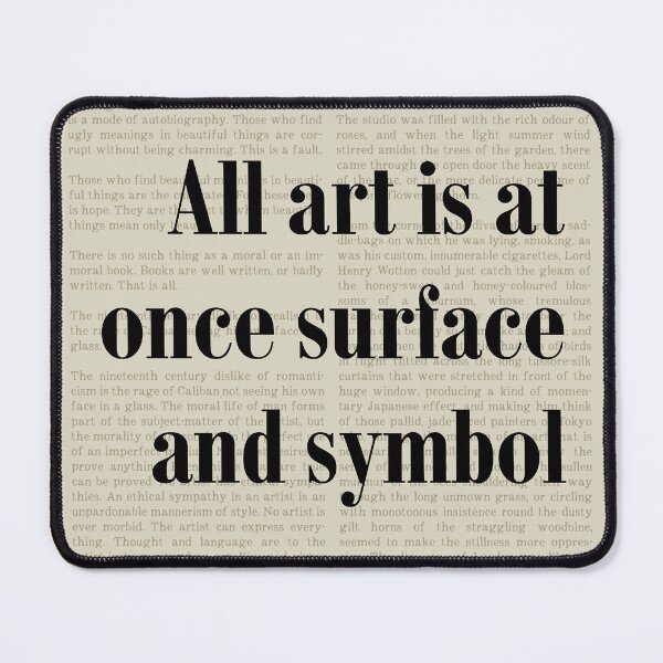 Item preview, Oscar Wilde Picture of Dorian Quote Quote designed and sold by kakarikihill.
