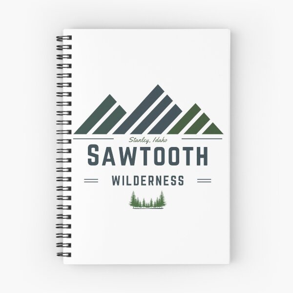 Item preview, Sawtooth Wilderness & Mountains  designed and sold by The Wandering Bookworm.