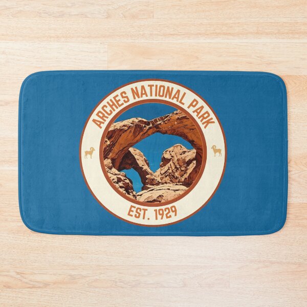 Item preview, Arches National Park Badge - Double Arch designed and sold by The Wandering Bookworm.
