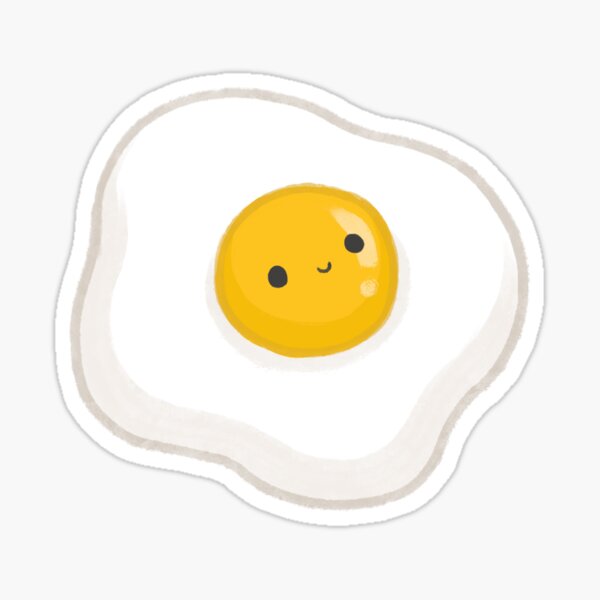 Aperçu de l'œuvre Oeuf au plat mignon créée et vendue par Lindy Designs.