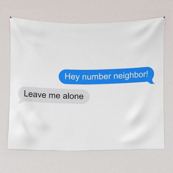 Item preview, Hey Number Neighbor! designed and sold by Konoe.