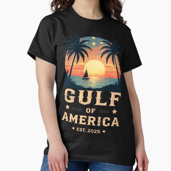 Item preview, Retro Gulf Of USA America Est 2025 American Flag Gulf Mexico designed and sold by Mryoussefwac.