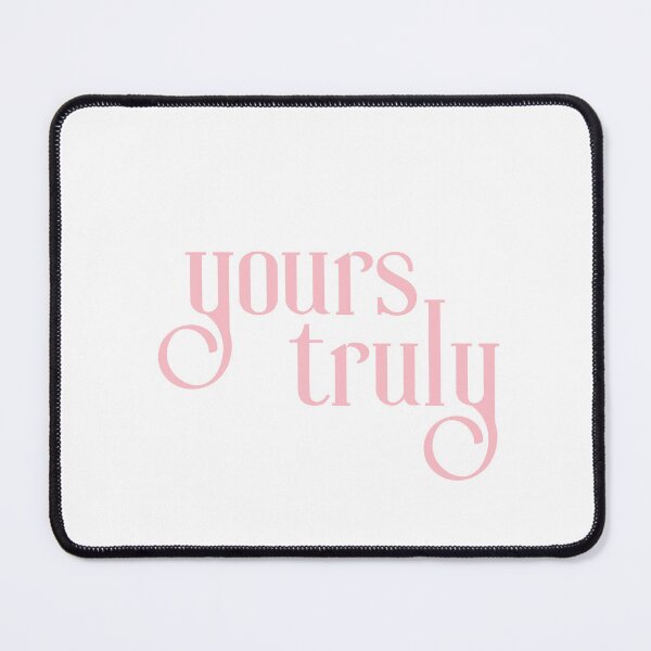 Item preview, Yours Truly | Pink Text | Typography, script designed and sold by Em-Arn.