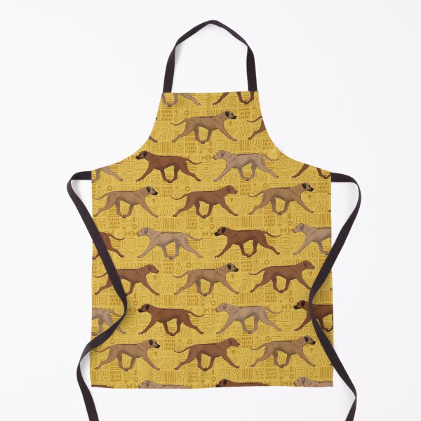 Item preview, Rhodesian Ridgebacks with African Tribal Inspired Pattern designed and sold by Spinyflowerart.