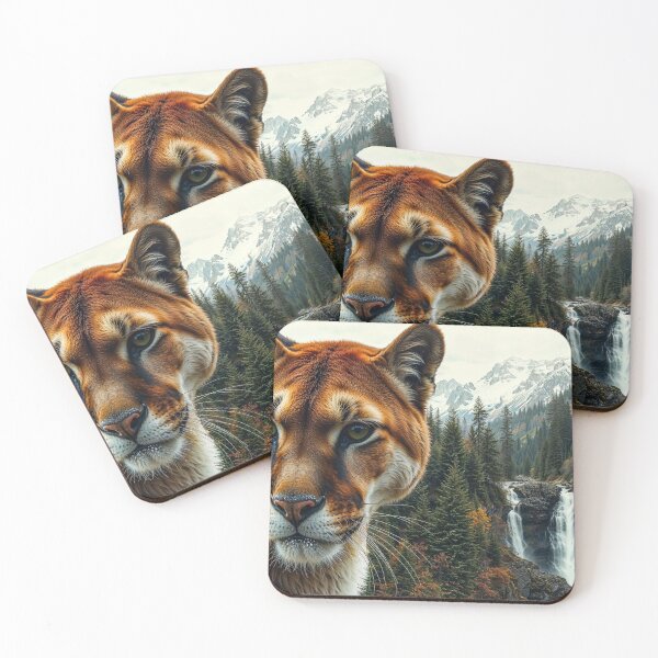 Item preview, Mountain Lion and Waterfall designed and sold by Skye Ryan-Evans.