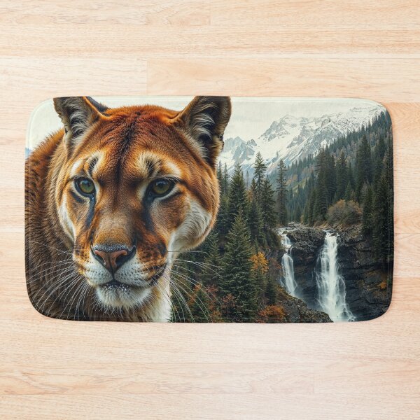 Item preview, Mountain Lion and Waterfall designed and sold by Skye Ryan-Evans.