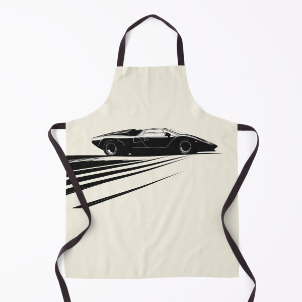 Item preview, Lamborghini Countach 5000 Side illustration designed and sold by blackdogshop.