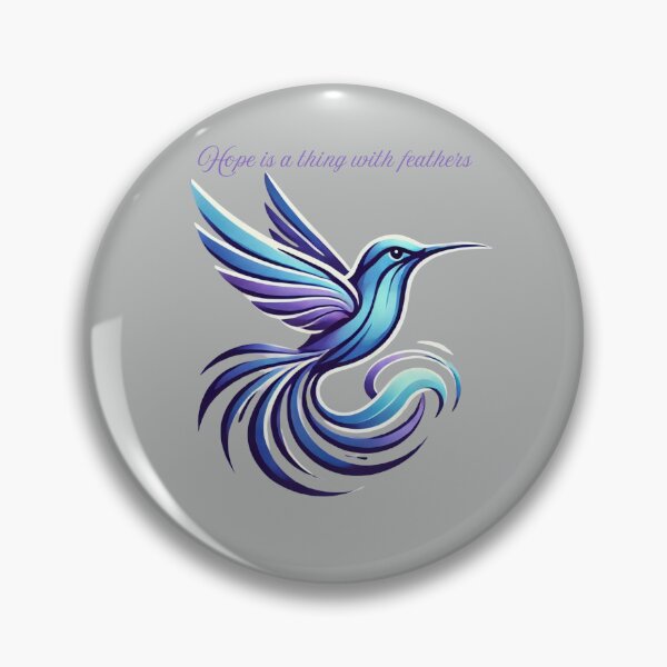 Item preview, Hope is a thing with feathers - Hummingbird designed and sold by DryadsGrove.
