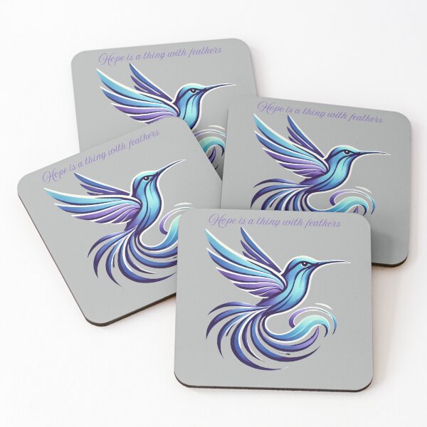 Item preview, Hope is a thing with feathers - Hummingbird designed and sold by DryadsGrove.