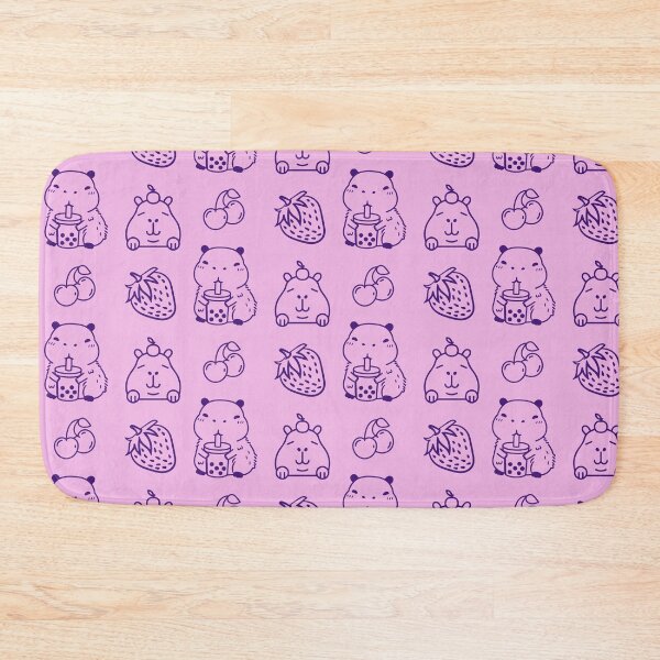 Item preview, CAPIBARA PATTERN IN PURPLE COLOR designed and sold by AmberMarket1.