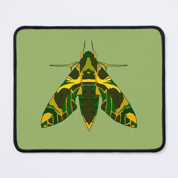 Item preview, oleander Moth art nouveao designed and sold by Moth-Oak.