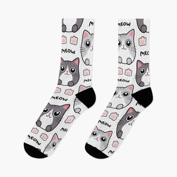 Item preview, Cute Cat Meow Repeating Pattern designed and sold by ImaginaryAiArt.