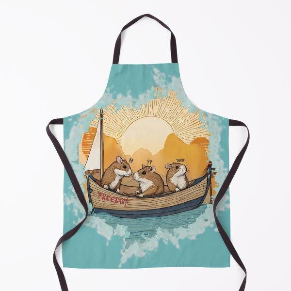 Item preview, Freedom escape boat hamsters gerbils cute animals designed and sold by BigMRanch.