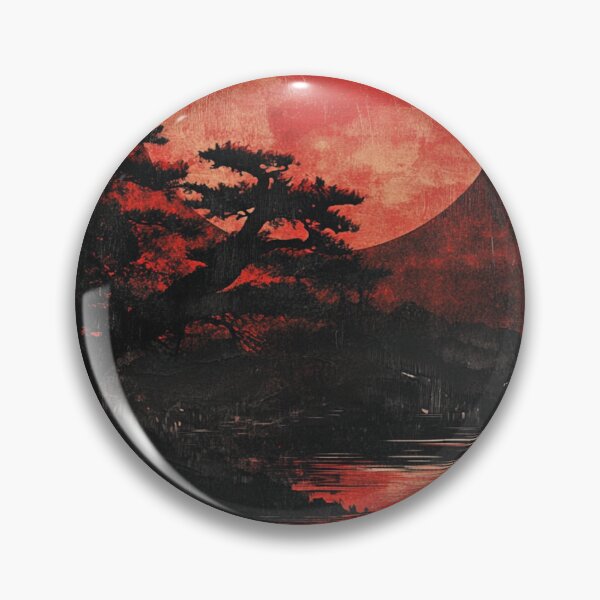 Item preview, Japanese inspired landscape artwork designed and sold by TropicalCowboy.