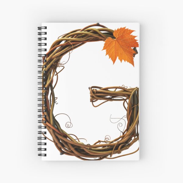TWIG LETTER G Spiral Notebook