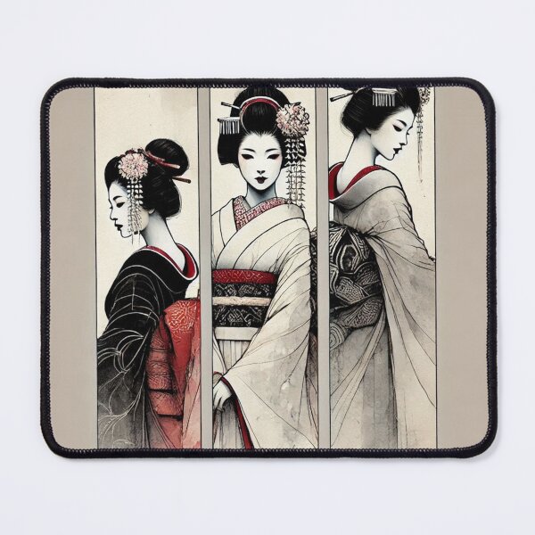 Item preview, Three Traditional Japanese Geishas designed and sold by Simplybe1.