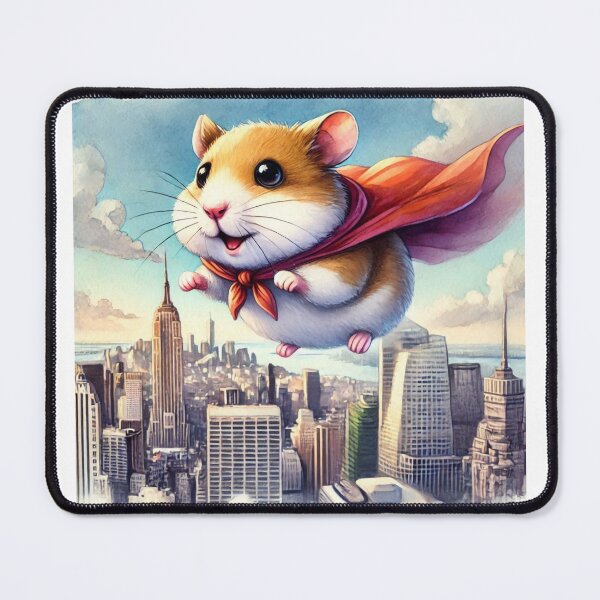 Item preview, Hamster over NewYork designed and sold by Gentle40Winks.