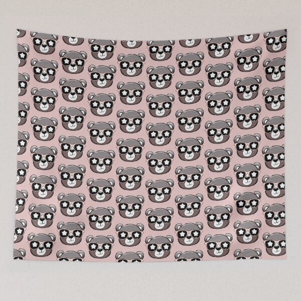 Item preview, Cute Bear Repeating Pattern designed and sold by ImaginaryAiArt.
