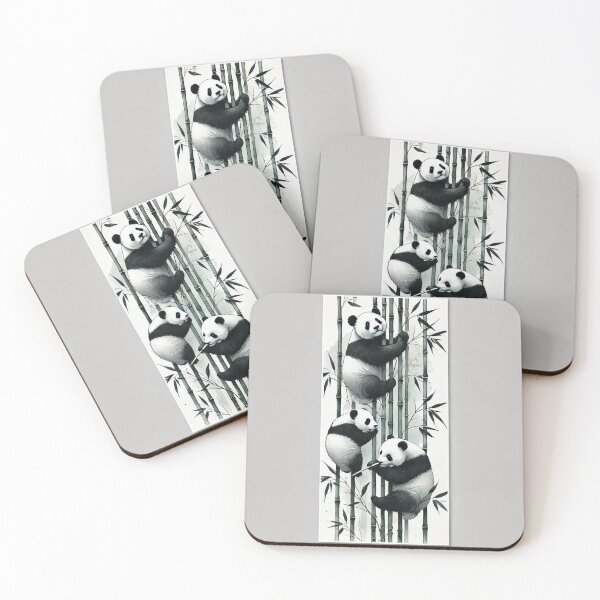 Item preview, Three Pandas on Bamboo designed and sold by Simplybe1.