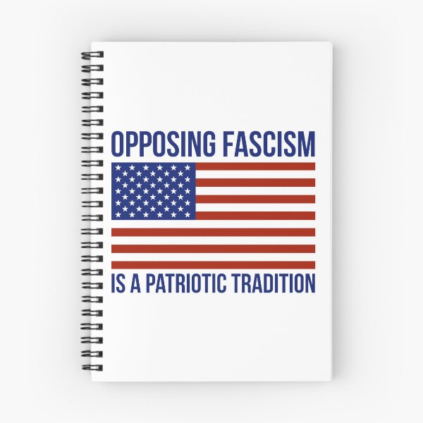 Item preview, Opposing fascism is a patriotic tradition  designed and sold by Rachel the Artist .