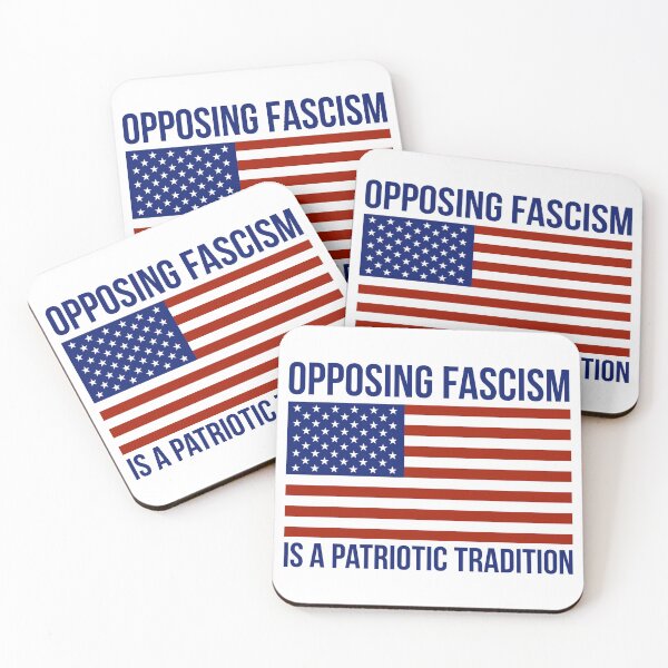 Item preview, Opposing fascism is a patriotic tradition  designed and sold by Rachel the Artist .