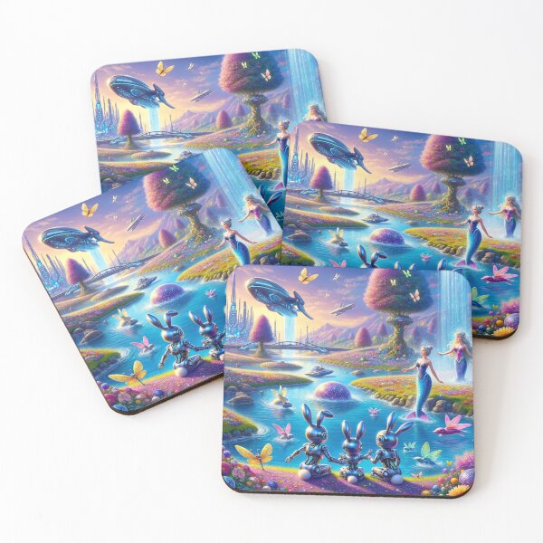Item preview, Osirizyah_001L3P110 Mermaids and cyborgs conversation designed and sold by OsirizyahDesign.