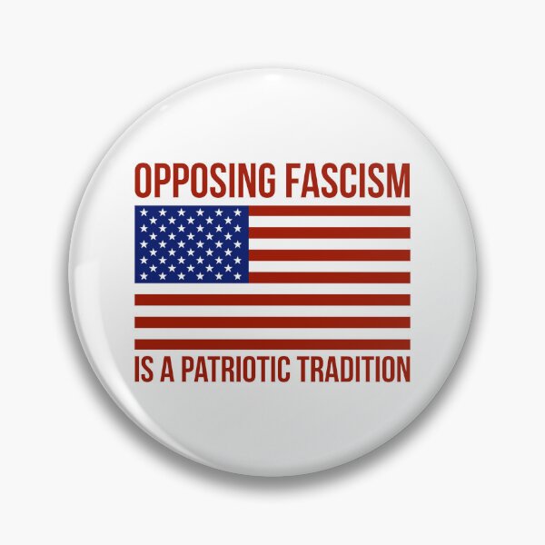 Item preview, Opposing fascism is a patriotic tradition  designed and sold by Rachel the Artist .