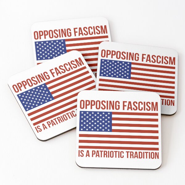 Item preview, Opposing fascism is a patriotic tradition  designed and sold by Rachel the Artist .