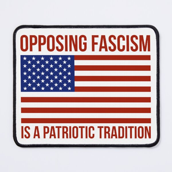Item preview, Opposing fascism is a patriotic tradition  designed and sold by Rachel the Artist .