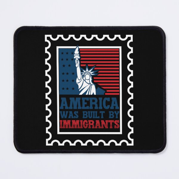 Item preview, America Was Built by Immigrants Diversity Immigration Rights designed and sold by Serbin.
