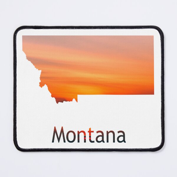 Item preview, Sunset Framed in Map of Montana designed and sold by design2xstudio.