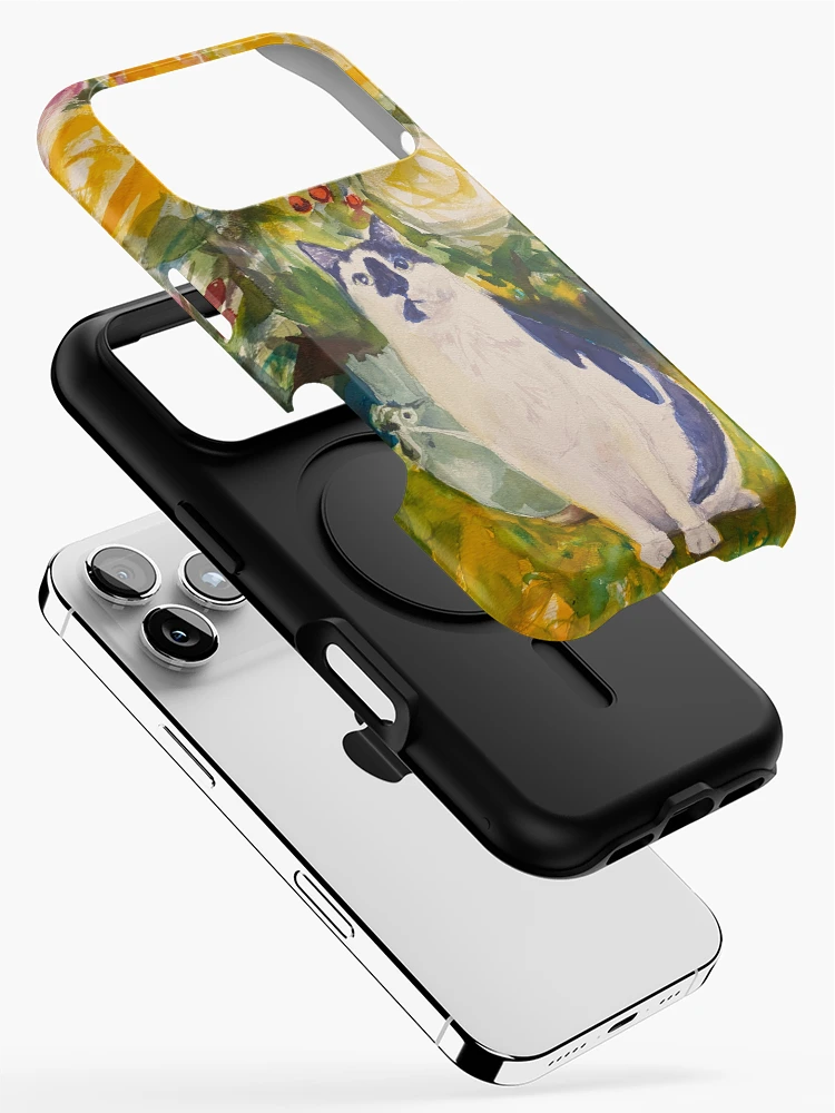 Thumbnail 2 of 4, iPhone Case, Wally with Roses designed and sold by KJSDesigns.