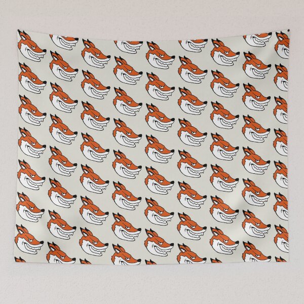 Item preview, Fox Evil Look Dangerous Crazy Wild Animal Fun Face designed and sold by shirt-o-mat.