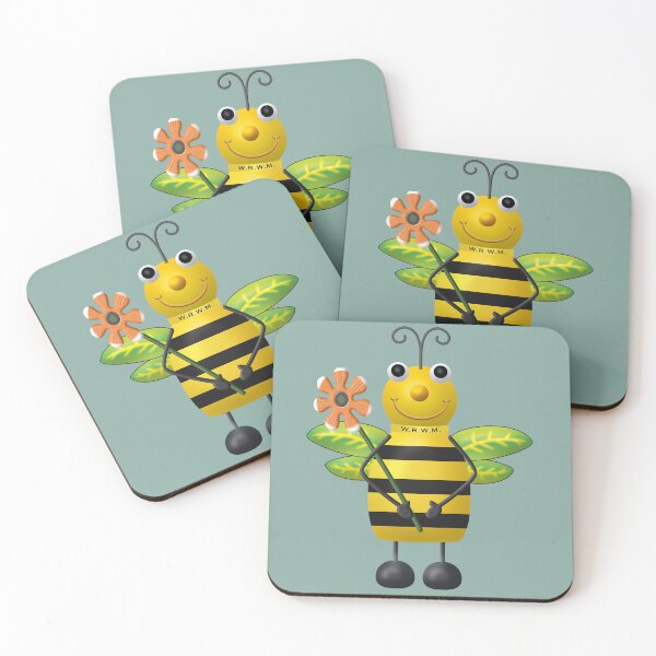 Item preview, Buzzy Bee - The Gratitude Mascot designed and sold by FlyfolkDesign.
