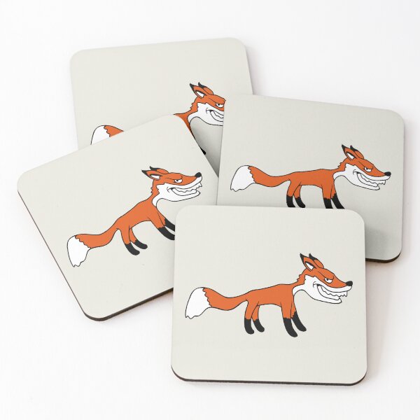 Item preview, Fox Evil Look Dangerous Crazy Wild Animal Fun Face designed and sold by shirt-o-mat.
