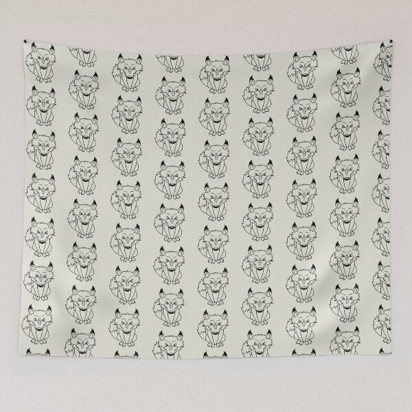 Item preview, Fox Evil Look Dangerous Crazy Wild Animal Fun Face designed and sold by shirt-o-mat.