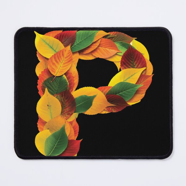 FALL LETTER P Mouse Pad