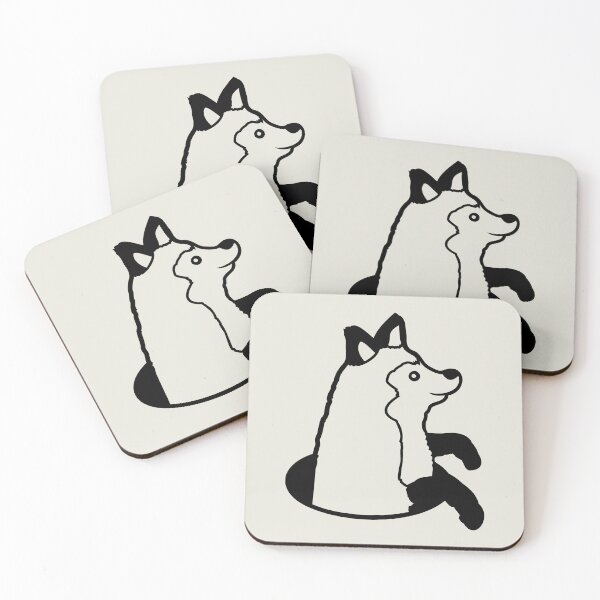 Item preview, Fox Looks Funny Out Of Ground Hole Happy Cool Cute designed and sold by shirt-o-mat.