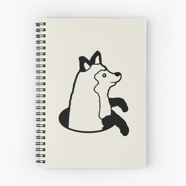 Item preview, Fox Looks Funny Out Of Ground Hole Happy Cool Cute designed and sold by shirt-o-mat.